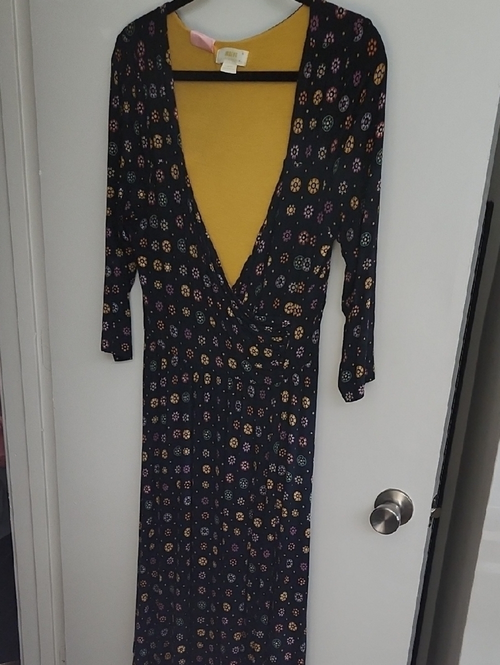 MAUVE Semi wrap dress